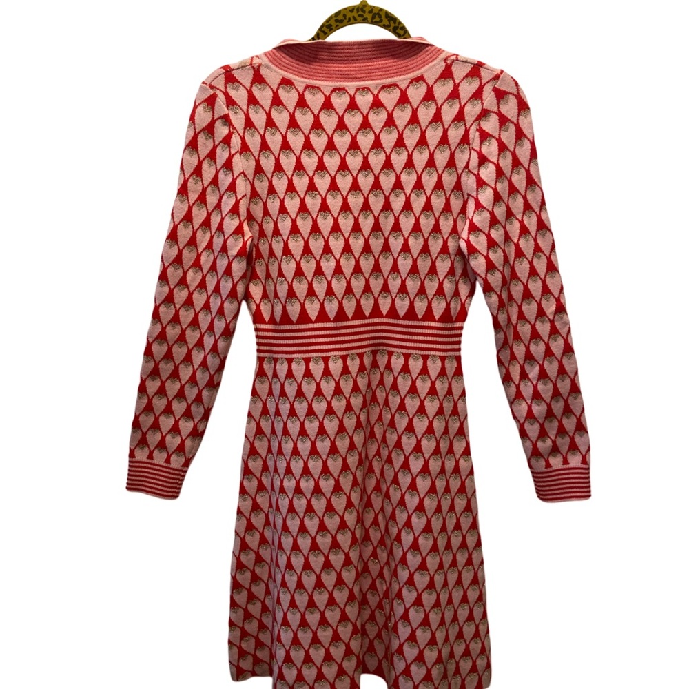 Lili Sidonio Collection Retro- Red and White Long Sleeve Dress - Picture 7 of 10